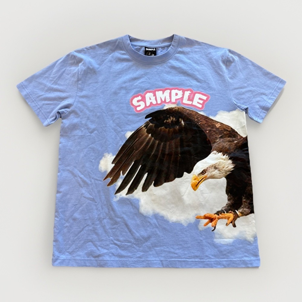 Sample Industries Shirt Mens L‎ Birds Of A Feather Streetwear Lavender Skater